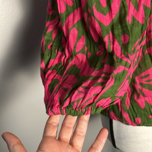 NWT “Candice" Printed Cotton Gauze Top - Picture 7 of 9